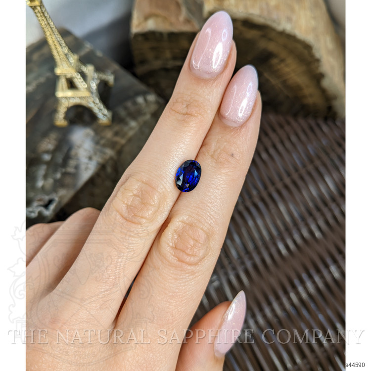 3.24 Ct. Blue Sapphire from Ceylon (Sri Lanka)