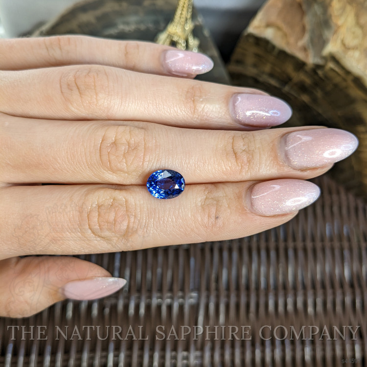 4.26 Ct. Blue Sapphire from Ceylon (Sri Lanka)