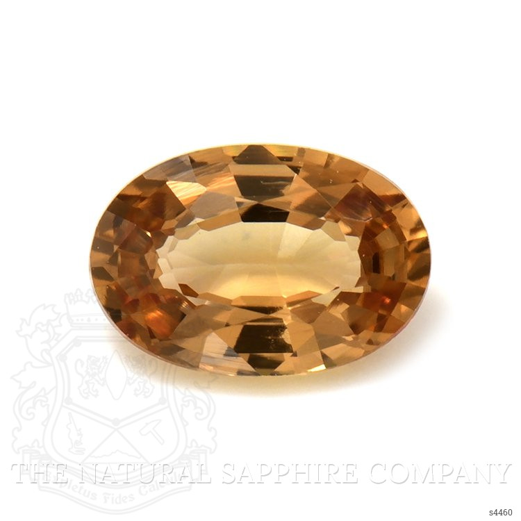 0.52 Ct. Yellowish Orange Sapphire from Ceylon (Sri Lanka)
