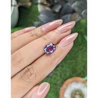 2.51 Ct. Pinkish Purple Sapphire from Ceylon (Sri Lanka) Life Style