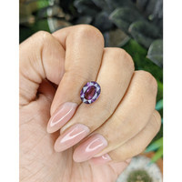 2.51 Ct. Pinkish Purple Sapphire from Ceylon (Sri Lanka) Life Style