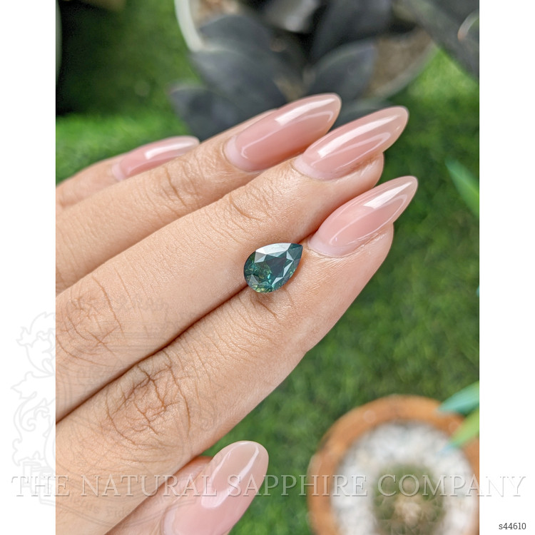 2.57 Ct. Bluish Green Sapphire from Madagascar