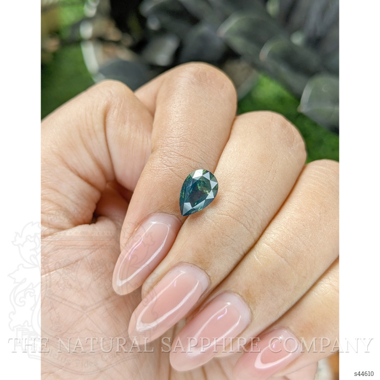 2.57 Ct. Bluish Green Sapphire from Madagascar