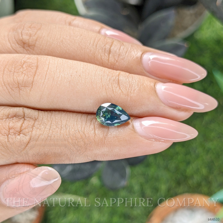 2.57 Ct. Bluish Green Sapphire from Madagascar