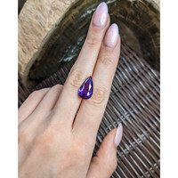 10.07 Ct. Purple Sapphire from Madagascar Life Style