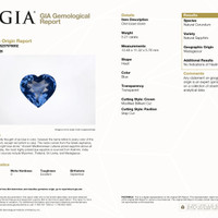 5.21 Ct. Blue Sapphire from Madagascar Scan Report
