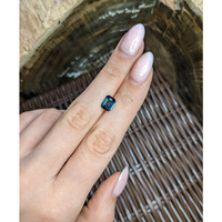1.53 Ct. Bluish Green Sapphire from Madagascar Life Style