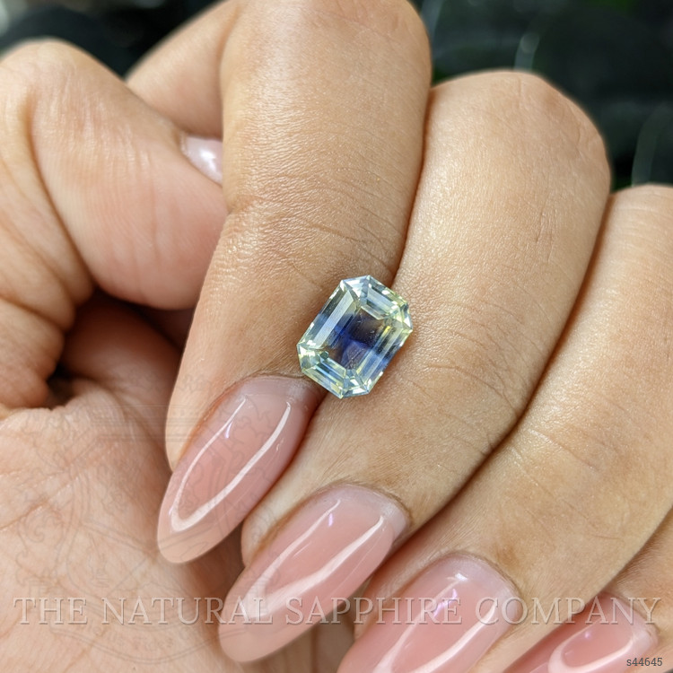 2.12 Ct. Bi Color / Parti Sapphire from Ceylon (Sri Lanka)