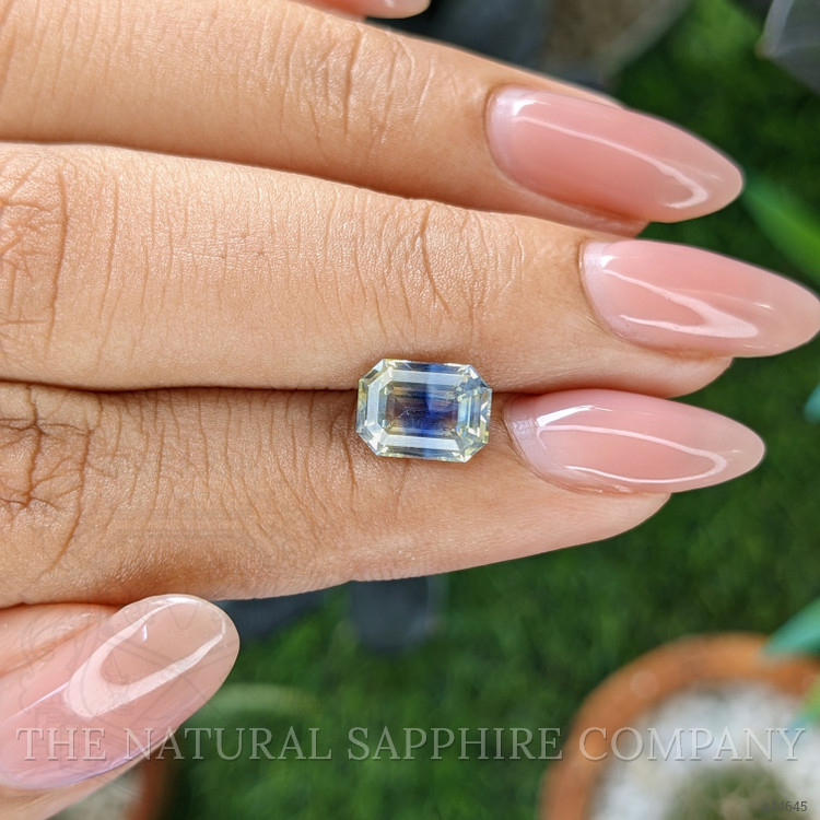 2.12 Ct. Bi Color / Parti Sapphire from Ceylon (Sri Lanka)