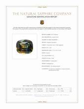 3.20 Ct. Bi Color / Parti Sapphire from Madagascar Scan Report