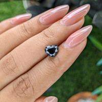 2.00 Ct. Bluish Green Sapphire from Madagascar Life Style