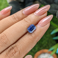 2.09 Ct. Blue Sapphire from Ceylon (Sri Lanka) Life Style