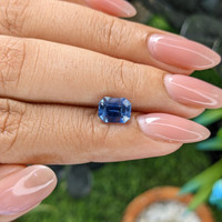 2.09 Ct. Blue Sapphire from Ceylon (Sri Lanka) Life Style