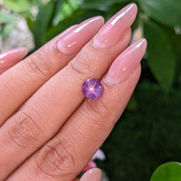 1.57 Ct. Pinkish Purple Star Sapphire from Ceylon (Sri Lanka) Life Style
