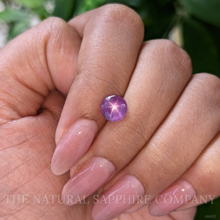 1.57 Ct. Pinkish Purple Star Sapphire from Ceylon (Sri Lanka)