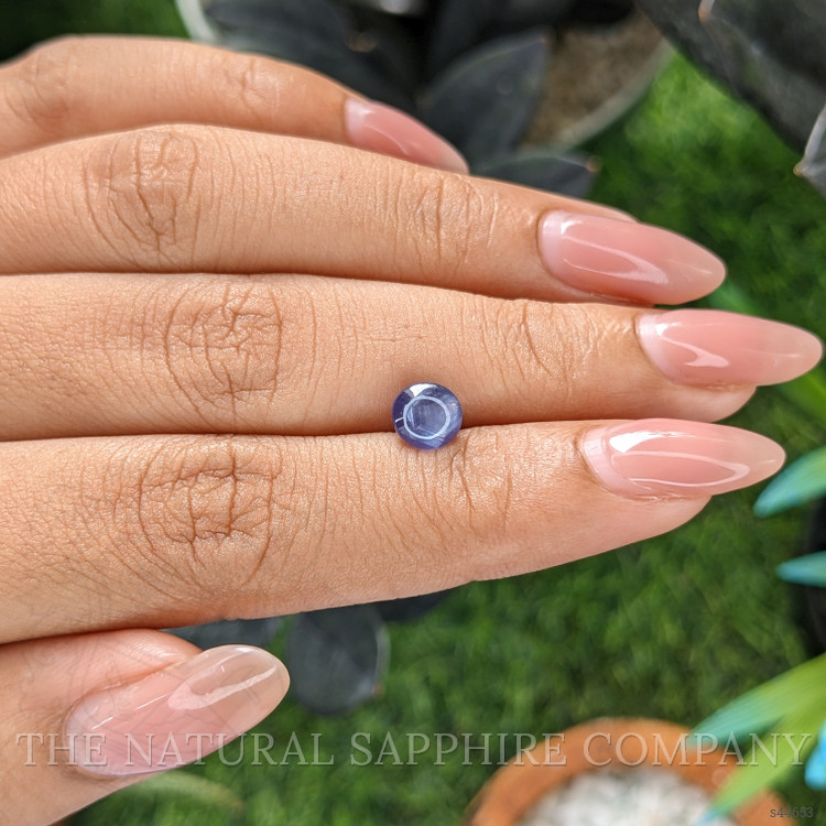 2.02 Ct. Purplish Blue Star Sapphire from Ceylon (Sri Lanka)