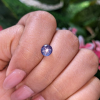 2.02 Ct. Purplish Blue Star Sapphire from Ceylon (Sri Lanka) Life Style