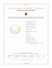 6.02 Ct. Yellow Star Sapphire from Ceylon (Sri Lanka) Scan Report