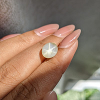 6.02 Ct. Yellow Star Sapphire from Ceylon (Sri Lanka) Life Style