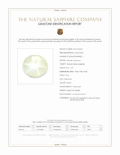 3.57 Ct. Yellow Star Sapphire from Ceylon (Sri Lanka) Scan Report