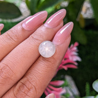 4.56 Ct. Grey Star Sapphire from Ceylon (Sri Lanka) Life Style