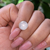 4.56 Ct. Grey Star Sapphire from Ceylon (Sri Lanka) Life Style