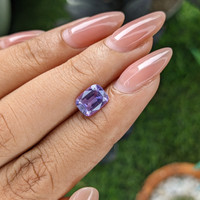 2.09 Ct. Pinkish Purple Sapphire from Ceylon (Sri Lanka) Life Style