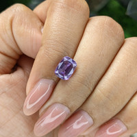 2.09 Ct. Pinkish Purple Sapphire from Ceylon (Sri Lanka) Life Style