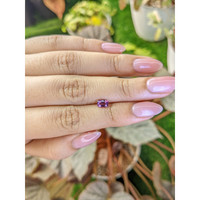 0.69 Ct. Pinkish Purple Sapphire from Ceylon (Sri Lanka) Life Style