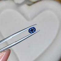 0.69 Ct. Blue Sapphire from Madagascar Life Style