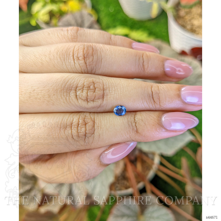 0.45 Ct. Blue Sapphire from Madagascar
