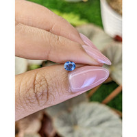 0.50 Ct. Blue Sapphire from Madagascar Life Style