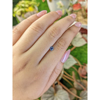 0.37 Ct. Blue Sapphire from Madagascar Life Style