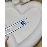 0.51 Ct. Greenish Blue Sapphire from Madagascar Life Style