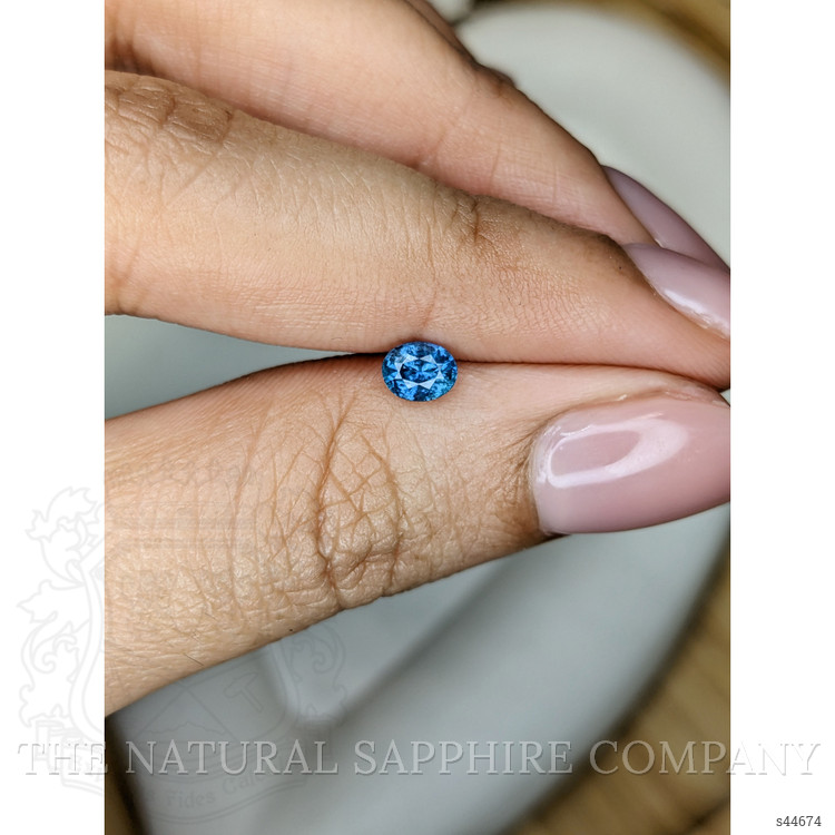0.51 Ct. Greenish Blue Sapphire from Madagascar