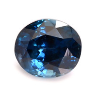0.63 Ct. Greenish Blue Sapphire from Madagascar Video