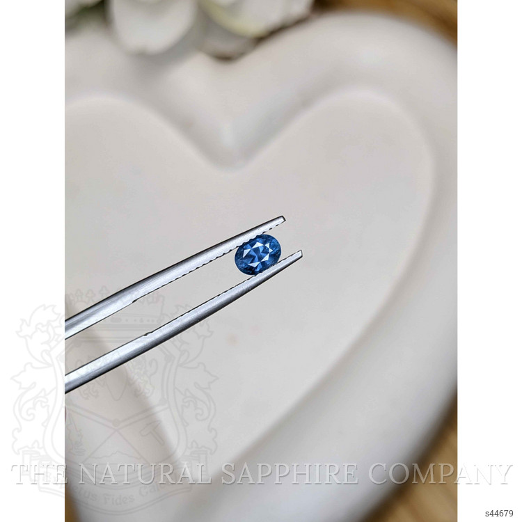0.64 Ct. Greenish Blue Sapphire from Madagascar