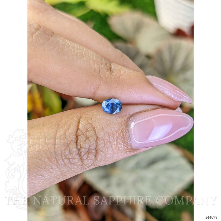 0.64 Ct. Greenish Blue Sapphire from Madagascar