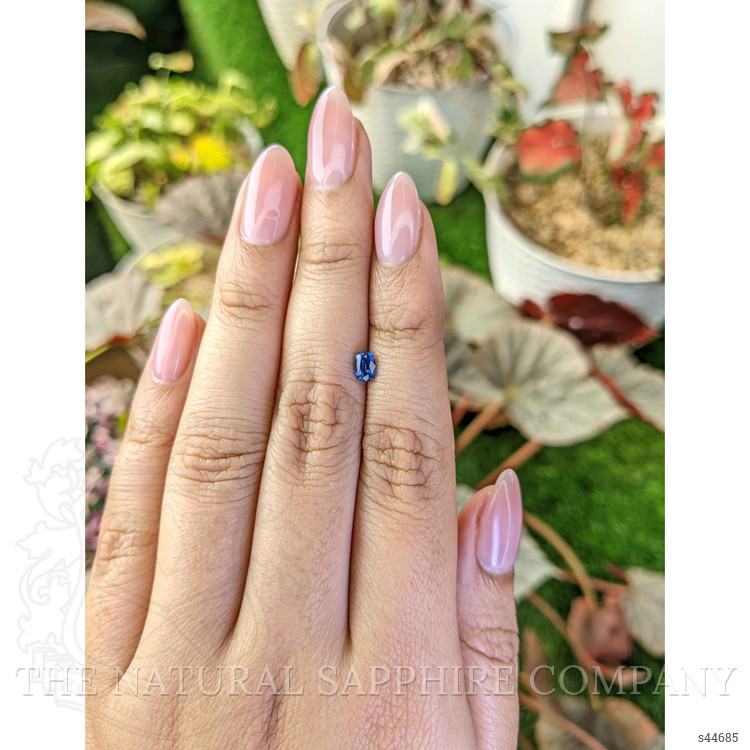 0.45 Ct. Blue Sapphire from Madagascar