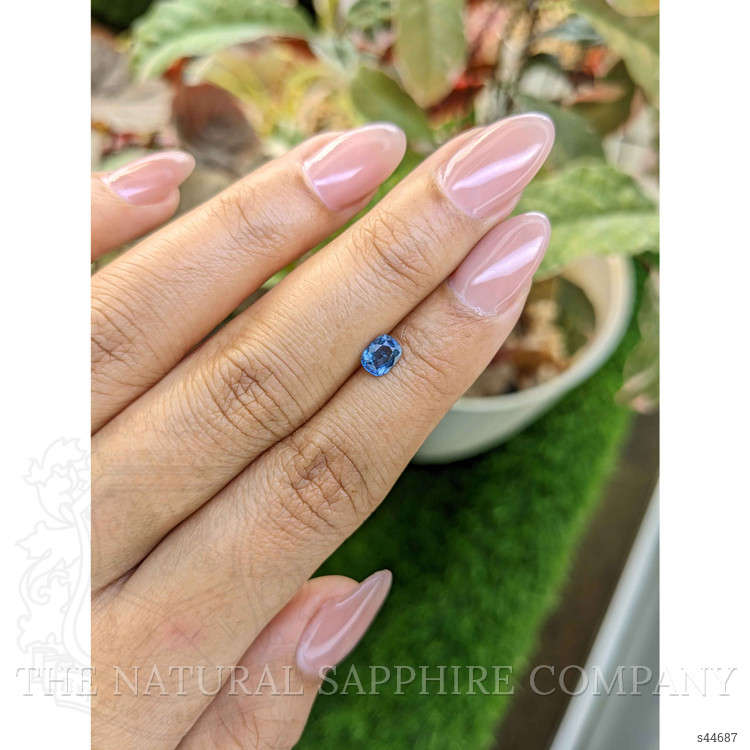 0.57 Ct. Greenish Blue Sapphire from Madagascar