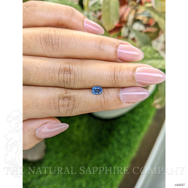 0.57 Ct. Greenish Blue Sapphire from Madagascar