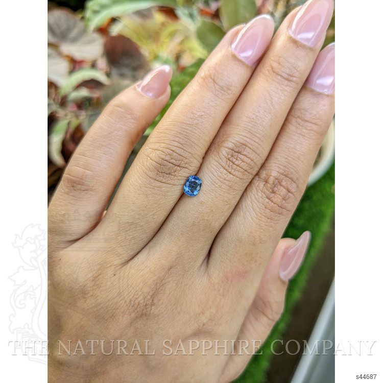 0.57 Ct. Greenish Blue Sapphire from Madagascar
