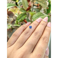 0.63 Ct. Blue Sapphire from Madagascar Life Style