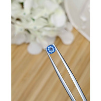 0.63 Ct. Blue Sapphire from Madagascar Life Style