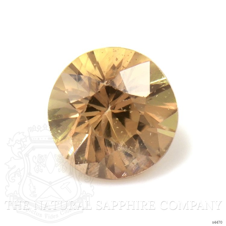 0.49 Ct. Yellowish Brown Sapphire from Ceylon (Sri Lanka)