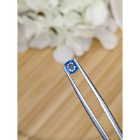 0.63 Ct. Blue Sapphire from Madagascar Life Style