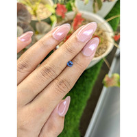 0.45 Ct. Blue Sapphire from Madagascar Life Style