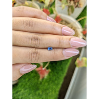 0.48 Ct. Blue Sapphire from Madagascar Life Style