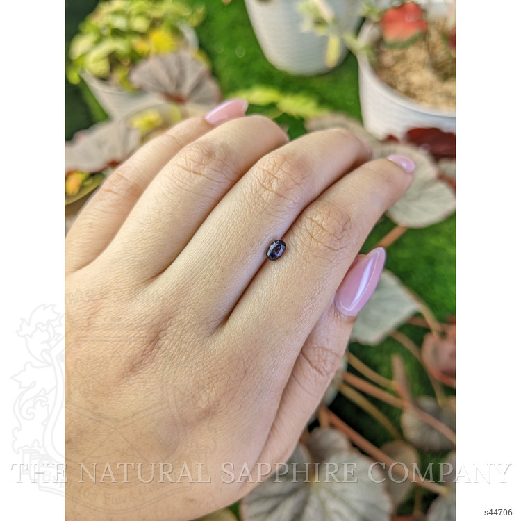0.51 Ct. Bluish Purple Sapphire from Ceylon (Sri Lanka)