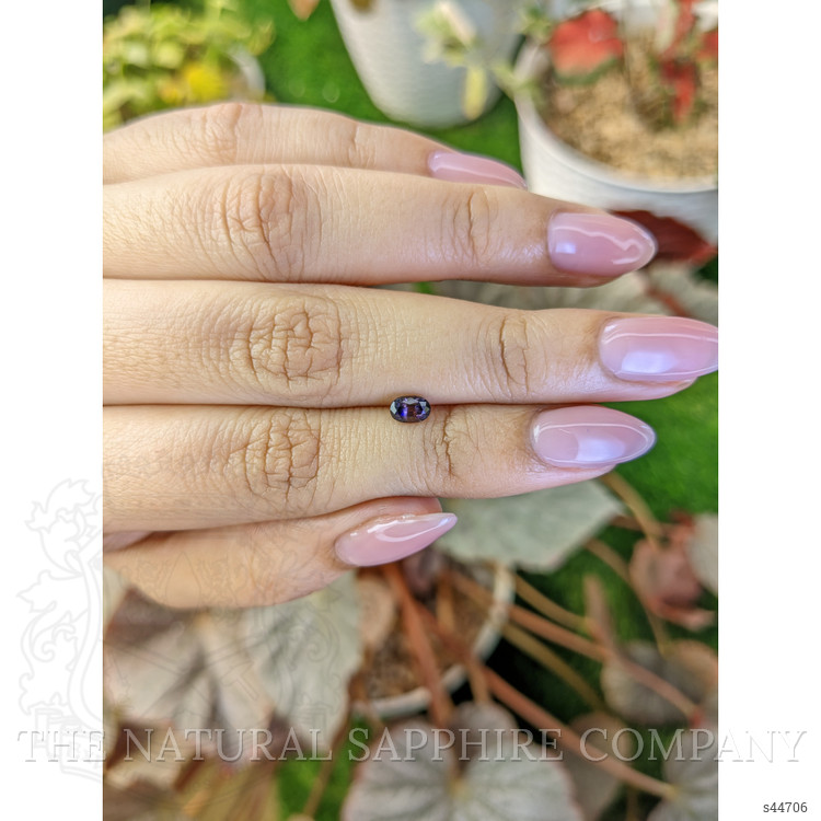 0.51 Ct. Bluish Purple Sapphire from Ceylon (Sri Lanka)
